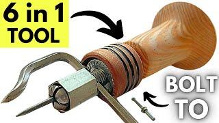 One Bolt, Endless Possibilities: The Most Versatile Tool I’ve Ever Made! #diytools #woodworking