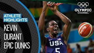 Kevin Durant  Best Dunks at the Olympics | Athlete Highlights