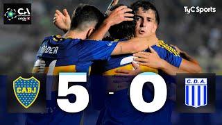 Boca 5 - 0 Argentino (MM) | GOLEADA CON DEBUT DE ANDER HERRERA | Copa Argentina 2025 | 32avos