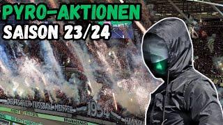 Unglaubliche Pyro-Aktionen: Die Highlights 2023/2024!