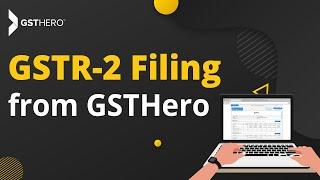 GSTR 2 Return Filing | Input Tax Credit | GST Return Process