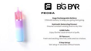 Feoba Big Bar 6000 Unboxing & Setup