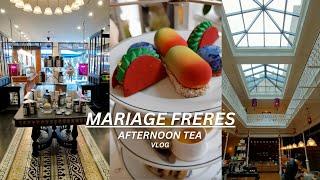 Vlog: Afternoon Tea at MARIAGE FRERES LONDON