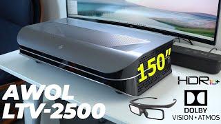 My Experience With a 150" Laser Projector! AWOL Vision LTV-2500 review