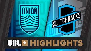 10.19.2024 | Monterey Bay F.C. vs. Colorado Springs Switchbacks FC - Game Highlights