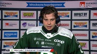 Viktor Lodin - 'en liten Nygård med handleder' | Intervju | Leksands IF - Färjestad BK | 2024-11-30