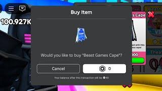 Snipping Beast Games Cape #8383 (FREE UGC)