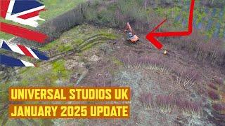 UNIVERSAL STUDIOS UK - January 2025 Update #universalstudio