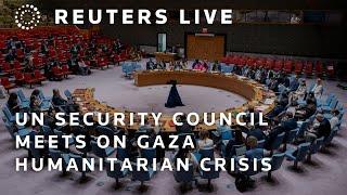 LIVE: UN Security Council meets on Gaza humanitarian crisis