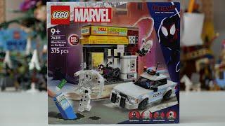 LEGO Spider-Man Across the Spider Verse 76311 Miles Morales vs. the Spot - LEGO Speed Build Reviiew