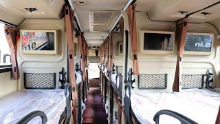 Orange Travels VOLVO B11R Sleeper Bus StarZ by MG Auto | Premium Luxury Bus Interiors & Exteriors