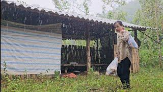 Lucky orphan receives relief gifts during stormy days