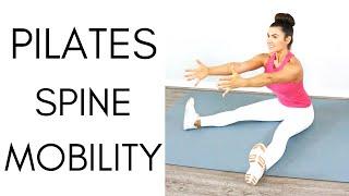 PILATES MAT WORKOUT FOR SPINE FLEXIBILITY AND MOBILITY