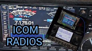 M0FXM ICOM Radios in Shack