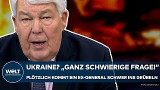 PUTINS KRIEG: "Ganz schwierige Frage!" Plötzlich kommt ein Ex-General schwer in Grübeln!