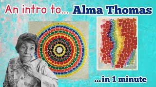 Alma Thomas | 1 Min. Crash Course for kids, teens & teachers