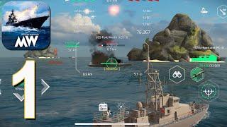 Modern Warships - Walkthrough Gameplay part 1(iOS, Android)