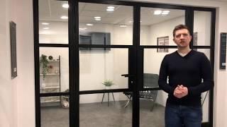 Cherwell Windows showroom tour - Steel look windows and doors