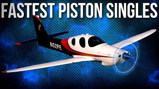 10 Fastest Personal SINGLE PISTON ENGINE Airplanes