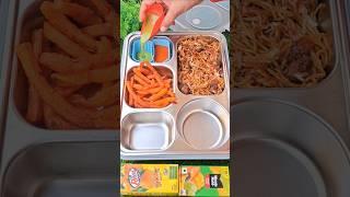 Wednesdaylunch box #subscriber'sname food lunch box series CHALLENGE #DAY1 #shorts