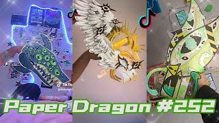 Dragon Puppet Crafts - Paper Dragon TikTok Compilation #252