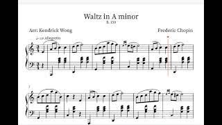 Chopin, Waltz in A minor | Piano Sheet Music