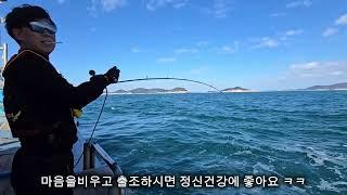 통영권빅게임 1등선사 현주피싱!! 담두면 느나느나 조황~ 통영권 원조방어지깅선사입니다