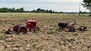 Wheel Horse Garden Tractor Plow Day Featuring 1955 Ride Away Senior Somewhere in Southern Indiana