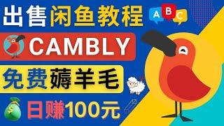 闲鱼赚钱小技巧，每单净赚10元，日赚100元 - 出售Cambly注册教程赚钱，操作简单，详解流程 -  闲鱼虚拟商哦赚钱方法详解