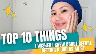 TOP 10 THINGS WISHED I KNEW | location, holiday shifts, toe injury, picking cases, breakfast breaks