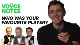 Ronnie Settles 147 v 9-Dart Debate & Reveals His Favourite Players | Voice Notes | Eurosport Snooker