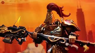 Adeptus Custodes VS Chaos Space Marine【JOYTOY Warhammer 40K Stop Motion Animation】