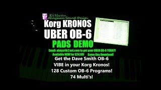 Korg Kronos UBER OB-6 PADS Demo Analog Synthesizer Sample Collection Rik Marston