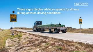 Introducing the Variable Advisory Speed Sign - Nebraska Department of Transportation