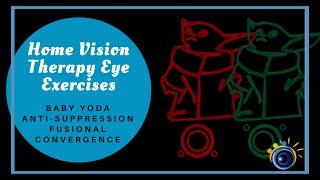 39. 3D Baby Yoda Vision Training Tranaglyphs to Strengthen Convergence