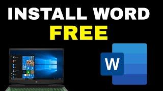 How to Download & Install Microsoft Word/ Office For Free on (PC / Laptop)