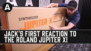 Unboxing The Roland Jupiter X Synthesizer! (With Jack's First Reaction)