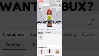 Here’s how to get free robux  #shorts #roblox #robuxgiveaway