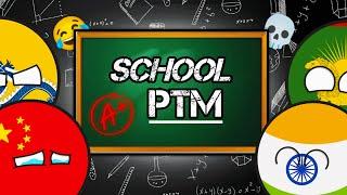 Countryballs school ptm  (Parents reactions on marks!)