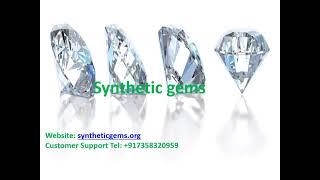 Lab created different type of synthetic gemstones price