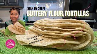 Soft Buttery Flour Tortillas