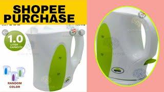 SHOPEE PURCHASE: UNBOXING KYOWA ELECTRIC KETTLE | KW-1346