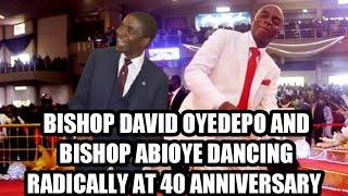 SEE HOW BISHOP DAVID OYEDEPO DANCED RADICALLY WITH OTHER PASTOR'S AT 40TH ANNIVERSARY