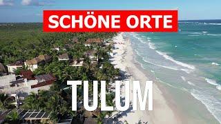 Insel Tulum in 4k. Mexiko, Tulum zu besuchen