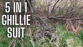 5 in 1 Ghillie Suit | 3D Camouflage Hunting Apparel