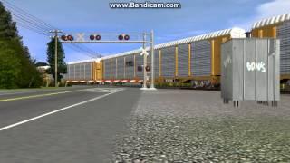 TS12 CSX C40-8/SD70MAC Autorack Train W/ Mutanay77's New Nathan K5LA 1E