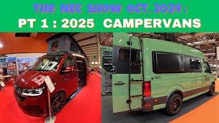 The  Motorhome and Caravan Show Oct 2024 :  The 2025 Campervans