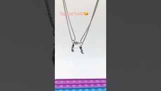 Couple necklace,best friend necklace