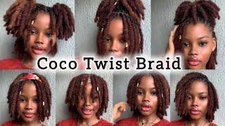 OMG‼️ COCO TWIST BRAID | NEW HAIRSTYLES FOR BLACK WOMEN  | #hairstyles #braids