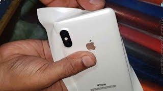 Mi Xiaomi Redmi Note 5 Pro turn into iPhone X with wrapping lamination paper Xiaomi Mi 8